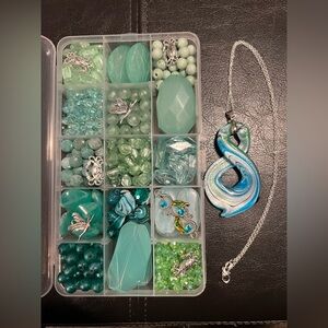 Craft Beads, CARIBBEAN WATERS - NO SHARKS, Jewelry Supplies, loose bulk beads